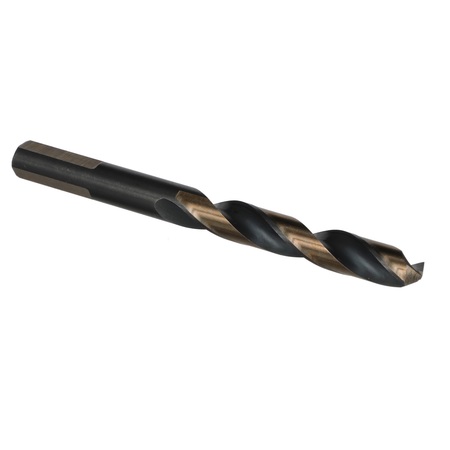 DRILL AMERICA 1/4" HSS Split Point Mechanic Length Drill Bit 3-Flat Shank KFDML1/4